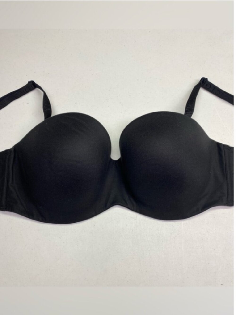 Victoria's Secret Very Sexy Black Lace Rhinestone Shine Strap PushUp  34B *P1035